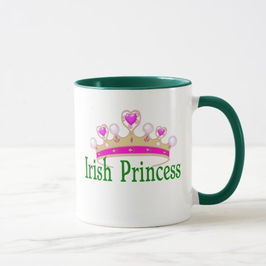 St Patricks day Coffee Mok Irish Princess (Rechts)