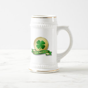 St. Patrick's Day Coin Shamrock Bierpul