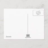 St. Patrick's Day Coin Shamrock Briefkaart (Achterkant)