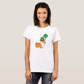 St Patricks Day Corgi Shirt (Voorkant volledig)