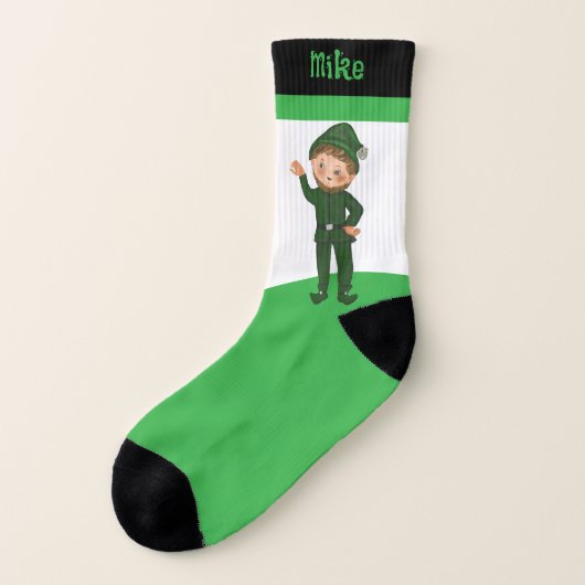 St. Patrick's Day Couple Vert Blanc Noir (Gauche - extérieur)