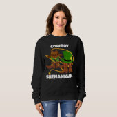 St Patricks Day COWBOY SHENANIGANS Fun Trui (Voorkant volledig)