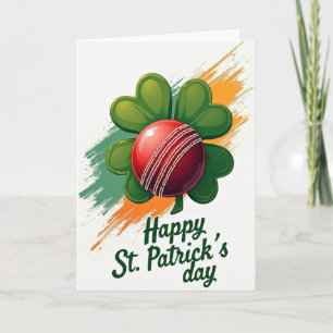 St. Patrick's Day Cricket Bal Kaart