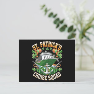St Patrick's Day Cruise Squad 2025 Familiewedstrij Briefkaart