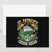St Patrick's Day Cruise Squad 2025 Familiewedstrij Kaart (Voorkant / Achterkant)