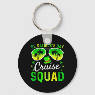 St Patrick's Day Cruise Squad 2025 Grappig Familie Sleutelhanger