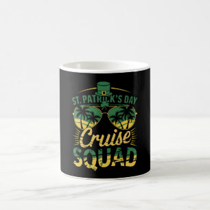 St Patrick's Day Cruise Squad Familie Matching Koffiemok