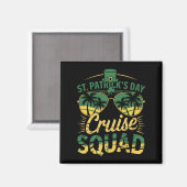 St Patrick's Day Cruise Squad Familie Matching Magneet (Voorkant / Achterkant)