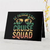 St. Patrick's Day Cruise Squad Grappige Familie Ma Kaart (Gele Bloem)
