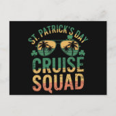 St Patrick's Day Cruise Squad Grappige Familie Mat Briefkaart (Voorkant)