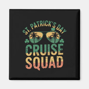 St Patrick's Day Cruise Squad Grappige Familie Mat Magneet