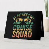 St. Patrick's Day Cruise Squad Grappige Familie Ov Kaart (Voorkant)