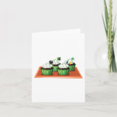 St Patricks Day Cupcakes Kaart (Voorkant)