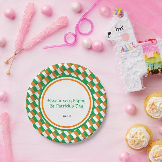 ST PATRICK'S DAY Custom Celebration Papieren Bordje (Feest)