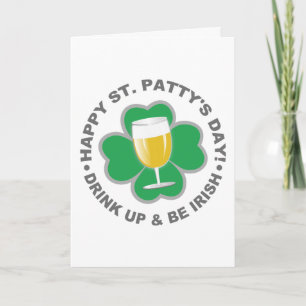 St. Patrick's Day custom wenskaart Kaart