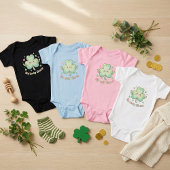 St. Patrick's Day Cute "My Lucky Charm" Clover Romper