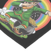 St. Patrick's Day Dabbing Kabouter Dab Dans Korte Tafelloper (Hoek)
