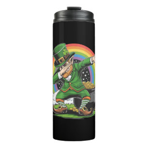 St Patricks Day Dabbing Kabouter Dab Dans Thermosbeker