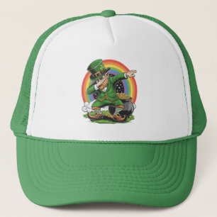 St Patricks Day Dabbing Leprechaun Dab Dance Trucker Pet