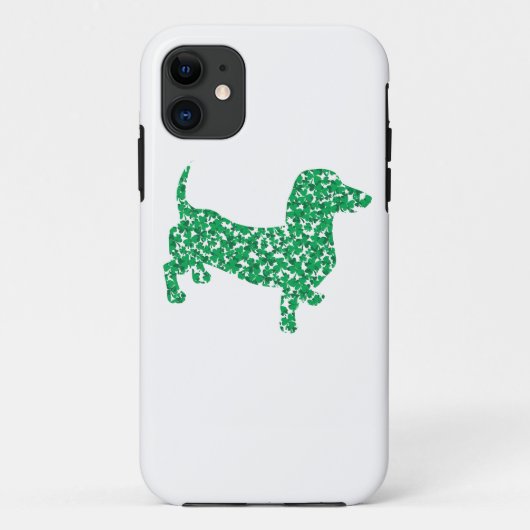 St. Patrick's Day Dachshund Case-Mate iPhone Case (Achterkant)
