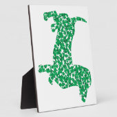 St. Patrick's Day Dachshund Fotoplaat (Zijkant)