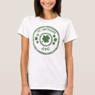 St. Patrick's Day Dames T-shirt/Klaver T-shirt