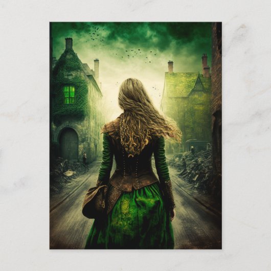 St. Patrick's Day Dark Fantasy Briefkaart (Voorkant)