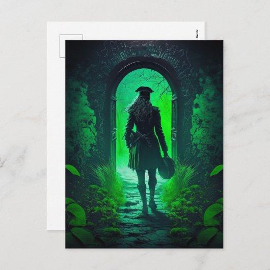 St. Patrick's Day Dark Fantasy Feestdagenkaart (Voorkant / Achterkant)