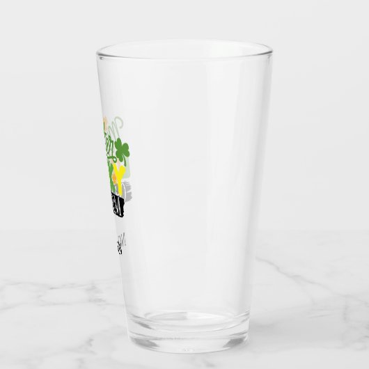 St. Patrick's Day De heer Lucky Charm Green Irish Glas (Links)