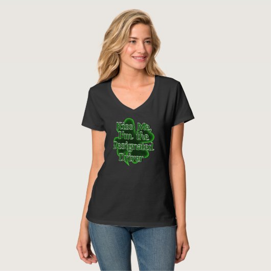 St. Patrick's Day Designated Driver T-shirt (Voorkant volledig)
