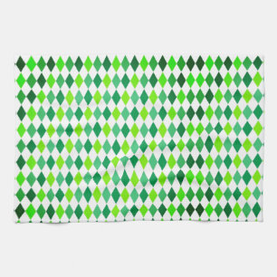 St. Patrick's Day Diamond Shape Pattern-54603 Theedoek