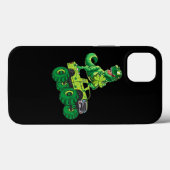 St Patricks Day Dinosaur Monster Truck Shamrock Bo Case-Mate iPhone Case (Achterkant (horizontaal))