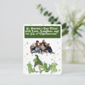 St. Patrick's Day direct downloadbare kaart (Staand voorkant)