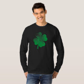 St Patricks Day Distressed Shamrock Saint Paddy's  T-shirt (Voorkant volledig)