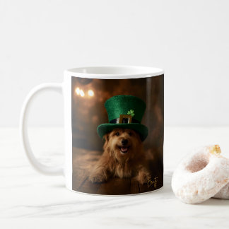 St. Patrick's Day Dog in het Pet Leprechaun Koffiemok