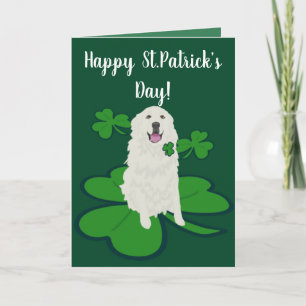 St. Patrick's Day Dog Pattern Kaart