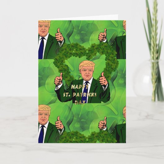 st patricks day donald trump kaart (Voorkant)