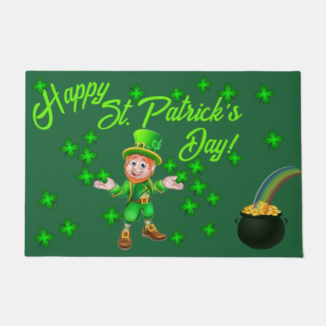 St. Patrick's Day Door Mat (Voorkant)