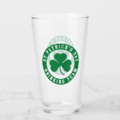 St Patrick's Day Drank Team  Glas (Achterkant)