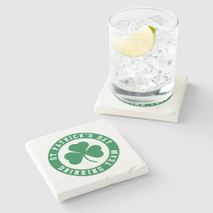 St Patrick's Day Drankteam Stenen Onderzetter