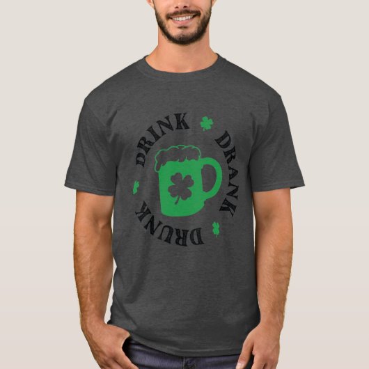 St. Patrick's Day Drink Drink druk Shirt (Voorkant)