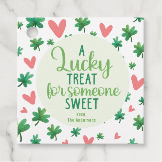 St. Patrick's Day - Een Gelukkig Kado Voor Iemand Bedankjes Labels