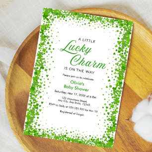 St. Patrick's Day Een Klein Geluksbrenger Baby Sho Kaart