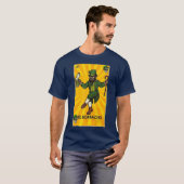 St. Patricks Day El Borracho Retro  T-shirt (Voorkant volledig)