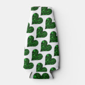 St. Patrick's Day Emerald Heart Bottle Glacière (Devant)