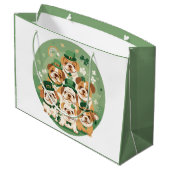 St. Patrick's Day Engelse Bulldogs Groot Cadeauzakje (Achterkant Gekanteld)