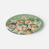 St. Patrick's Day Engelse Bulldogs Papieren Bordje (Gekanteld)