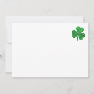 St. Patrick's Day-enveloppen - Geluksblad Groen Kaart