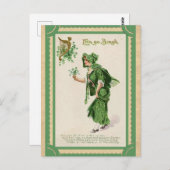  St Patricks Day Erin Go Bragh Irish Poem Briefkaart (Voorkant / Achterkant)