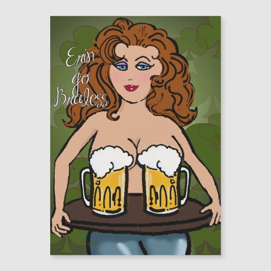 St. Patrick's Day | Erin Go Braless (Voorkant)